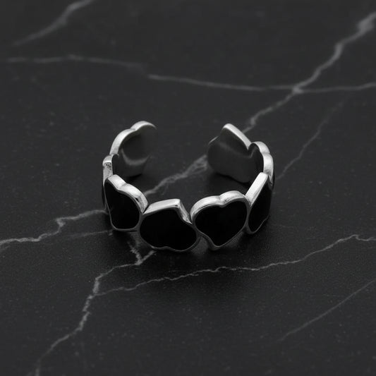 Black Heart Ring