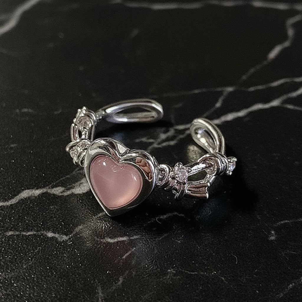 Heart Stone Ring